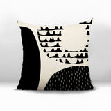 Bino Abstract Reversible Indoor/Outdoor Square Pillow