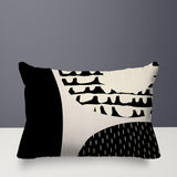 Bino Abstract Reversible Indoor/Outdoor Rectangular Pillow