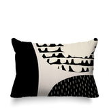 Bino Abstract Reversible Indoor/Outdoor Rectangular Pillow