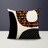 Bino Abstract Reversible Indoor/Outdoor Square Pillow