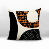 Bino Abstract Reversible Indoor/Outdoor Square Pillow
