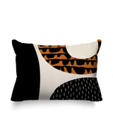 Bino Abstract Reversible Indoor/Outdoor Rectangular Pillow