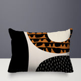 Bino Abstract Reversible Indoor/Outdoor Rectangular Pillow