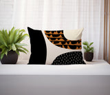 Bino Abstract Reversible Indoor/Outdoor Rectangular Pillow