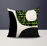 Bino Abstract Reversible Indoor/Outdoor Square Pillow