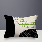 Bino Abstract Reversible Indoor/Outdoor Rectangular Pillow