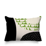 Bino Abstract Reversible Indoor/Outdoor Rectangular Pillow