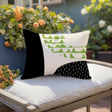 Bino Abstract Reversible Indoor/Outdoor Rectangular Pillow