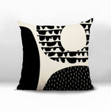 Bino Abstract Reversible Indoor/Outdoor Square Pillow