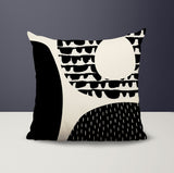 Bino Abstract Reversible Indoor/Outdoor Square Pillow