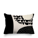 Bino Abstract Reversible Indoor/Outdoor Rectangular Pillow
