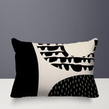 Bino Abstract Reversible Indoor/Outdoor Rectangular Pillow