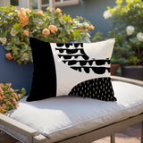 Bino Abstract Reversible Indoor/Outdoor Rectangular Pillow