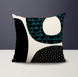 Bino Abstract Reversible Indoor/Outdoor Square Pillow