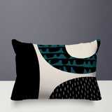 Bino Abstract Reversible Indoor/Outdoor Rectangular Pillow