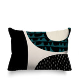 Bino Abstract Reversible Indoor/Outdoor Rectangular Pillow