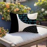 Bino Abstract Reversible Indoor/Outdoor Rectangular Pillow