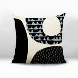 Bino Abstract Reversible Indoor/Outdoor Square Pillow