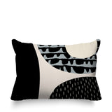 Bino Abstract Reversible Indoor/Outdoor Rectangular Pillow