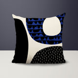 Bino Abstract Reversible Indoor/Outdoor Square Pillow