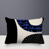 Bino Abstract Reversible Indoor/Outdoor Rectangular Pillow