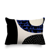 Bino Abstract Reversible Indoor/Outdoor Rectangular Pillow