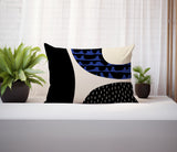 Bino Abstract Reversible Indoor/Outdoor Rectangular Pillow
