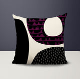 Bino Abstract Reversible Indoor/Outdoor Square Pillow