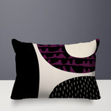 Bino Abstract Reversible Indoor/Outdoor Rectangular Pillow