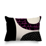 Bino Abstract Reversible Indoor/Outdoor Rectangular Pillow