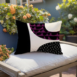 Bino Abstract Reversible Indoor/Outdoor Rectangular Pillow