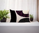 Bino Abstract Reversible Indoor/Outdoor Rectangular Pillow