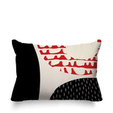 Bino Abstract Reversible Indoor/Outdoor Rectangular Pillow