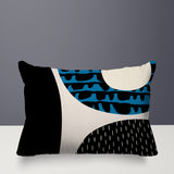 Bino Abstract Reversible Indoor/Outdoor Rectangular Pillow