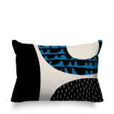 Bino Abstract Reversible Indoor/Outdoor Rectangular Pillow