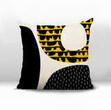 Bino Abstract Reversible Indoor/Outdoor Square Pillow
