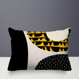 Bino Abstract Reversible Indoor/Outdoor Rectangular Pillow