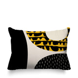 Bino Abstract Reversible Indoor/Outdoor Rectangular Pillow