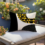 Bino Abstract Reversible Indoor/Outdoor Rectangular Pillow