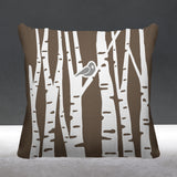 Birch Botanical Reversible Indoor/Outdoor Square Pillow