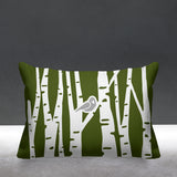 Birch Botanical Reversible Indoor/Outdoor Rectangular Pillow