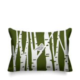 Birch Botanical Reversible Indoor/Outdoor Rectangular Pillow