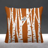 Birch Botanical Reversible Indoor/Outdoor Square Pillow