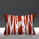 Birch Botanical Reversible Indoor/Outdoor Rectangular Pillow