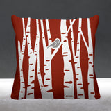 Birch Botanical Reversible Indoor/Outdoor Square Pillow