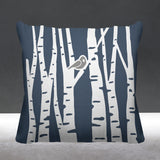 Birch Botanical Reversible Indoor/Outdoor Square Pillow