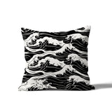 Copley Ocean Waves Square Indoor/Outdoor Throw Pillow