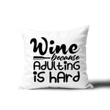 Davey Textual Reversible Indoor/Outdoor Square Pillow