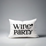 Fairfield Wine Party Lumbar Indoor/Outdoor Throw Pillow