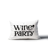 Fairfield Wine Party Lumbar Indoor/Outdoor Throw Pillow